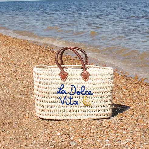 Stylish Straw Basket Bags - Perfect for Beach & Shopping